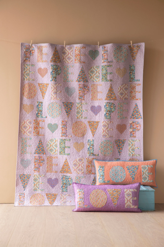 Tilda Patchwork Stoff Baumwolle - Wallflower - Janice Caramel